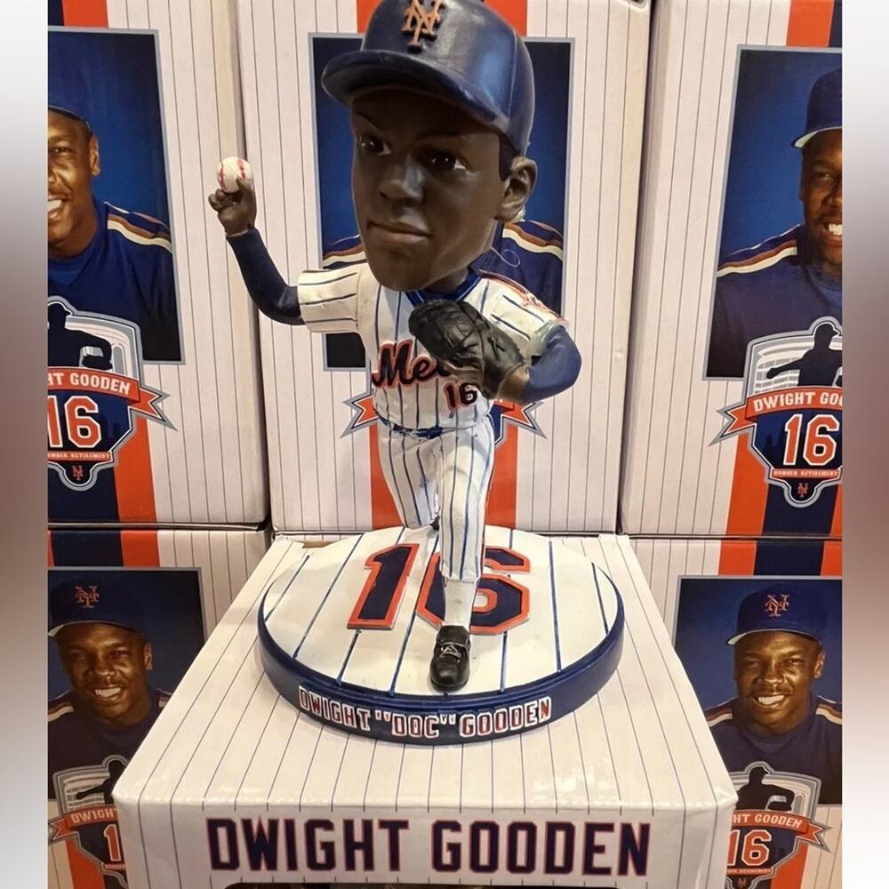 NIB New York Mets Dwight Doc Gooden Bobblehead Moving Arm 4/13/2024 SGA